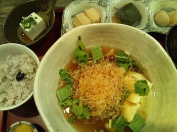 20130112 7豆腐と豆のあんかけ定食.JPG