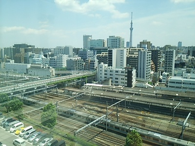 20150531 国立科博屋上から見る上野駅.JPG