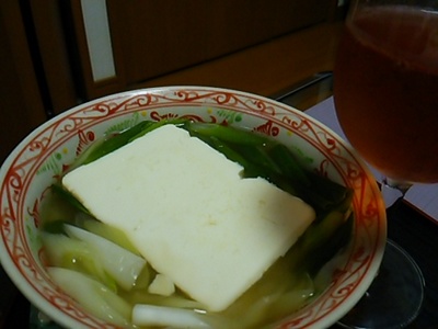 20150913 豆腐なべ.JPG